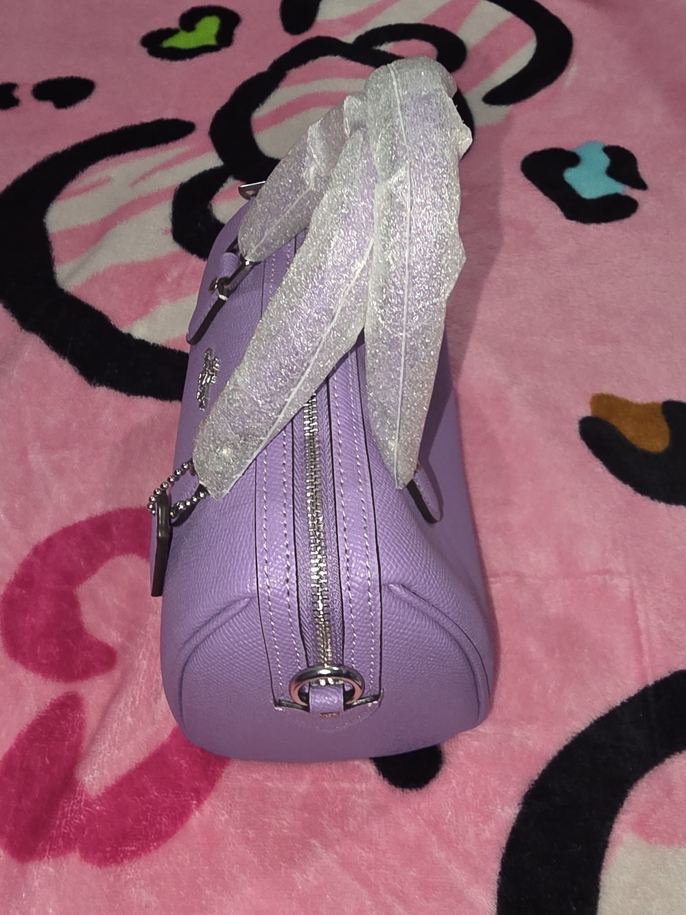 Coach Mini Rowan Purple New - Picture 4 of 5
